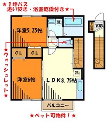 リトルクレストの物件間取画像